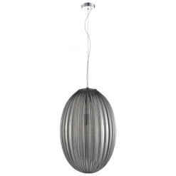 Lampa Wisząca BRAGA Czarny Szklany Klosz 1xE27 30cm * Eko-light Best