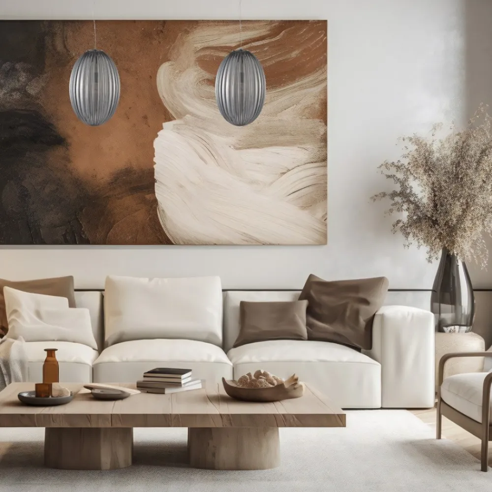 Lampa Wisząca BRAGA Czarny Szklany Klosz 1xE27 30cm * Eko-light Best