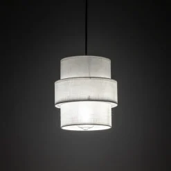 Lampa Wisząca CALISTO Biały Abażur 1xE27 20cm * TK Lighting Outlet