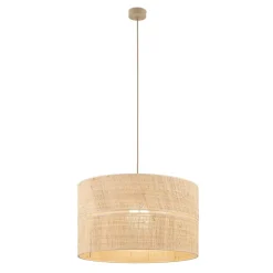 Lampa wisząca CALMA beżowa 1xE27 50 cm * TK Lighting New