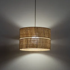 Lampa wisząca CALMA beżowa 1xE27 50 cm * TK Lighting New