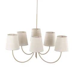 Lampa wisząca CANDI sabia beżowa 6xE27 * TK Lighting Outlet