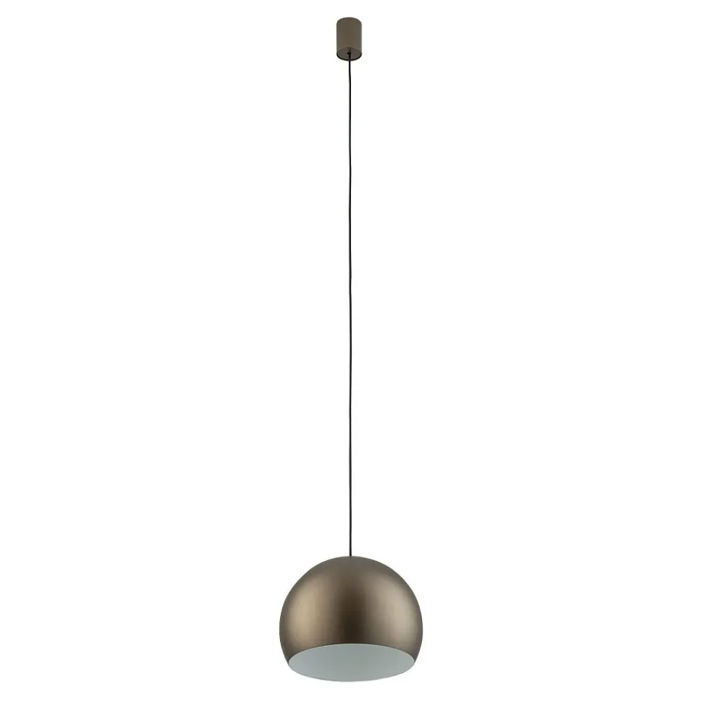 Lampa Wisząca CANDY Brązowy Metalowy Klosz 1xGU10 27,5cm * Nowodvorski Clearance