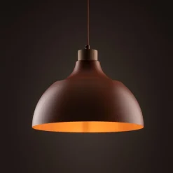 Lampa wisząca CAP ceglasta 1xE27 34 cm * TK Lighting Clearance
