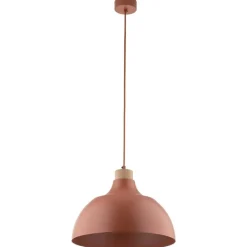 Lampa wisząca CAP ceglasta 1xE27 34 cm * TK Lighting Clearance