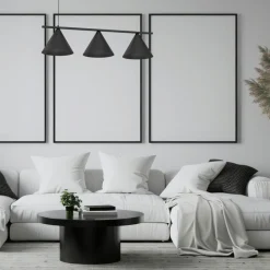 Lampa wisząca CAPITAL Czarna Metalowa 3xGX53 * Eko-light Hot