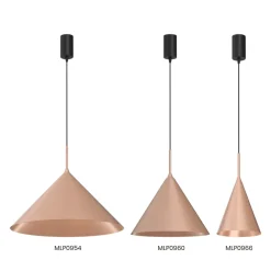 Lampa wisząca CAPITAL Różowe złoto Metalowa 1xGX53 46cm * Eko-light Online