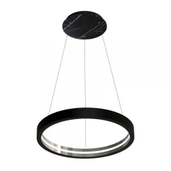 Lampa Wisząca CASSIOPEIA Czarny Marmur 8,5W LED 70cm * Eko-light