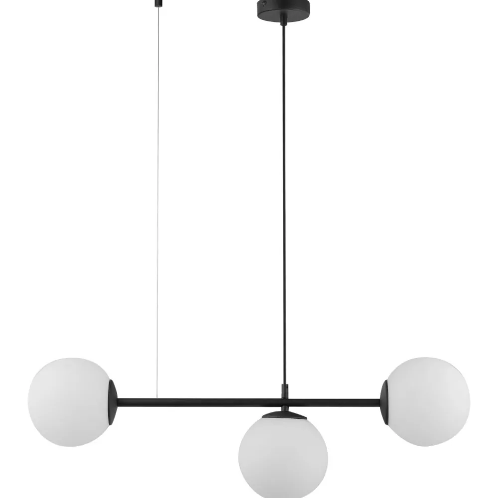 Lampa Wisząca CELESTE Czarny Szklane Klosze 3xE27 * TK Lighting Online