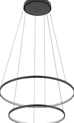 Lampa Wisząca CIRCOLO Czarny 35W LED 4000K 60,45cm * Nowodvorski