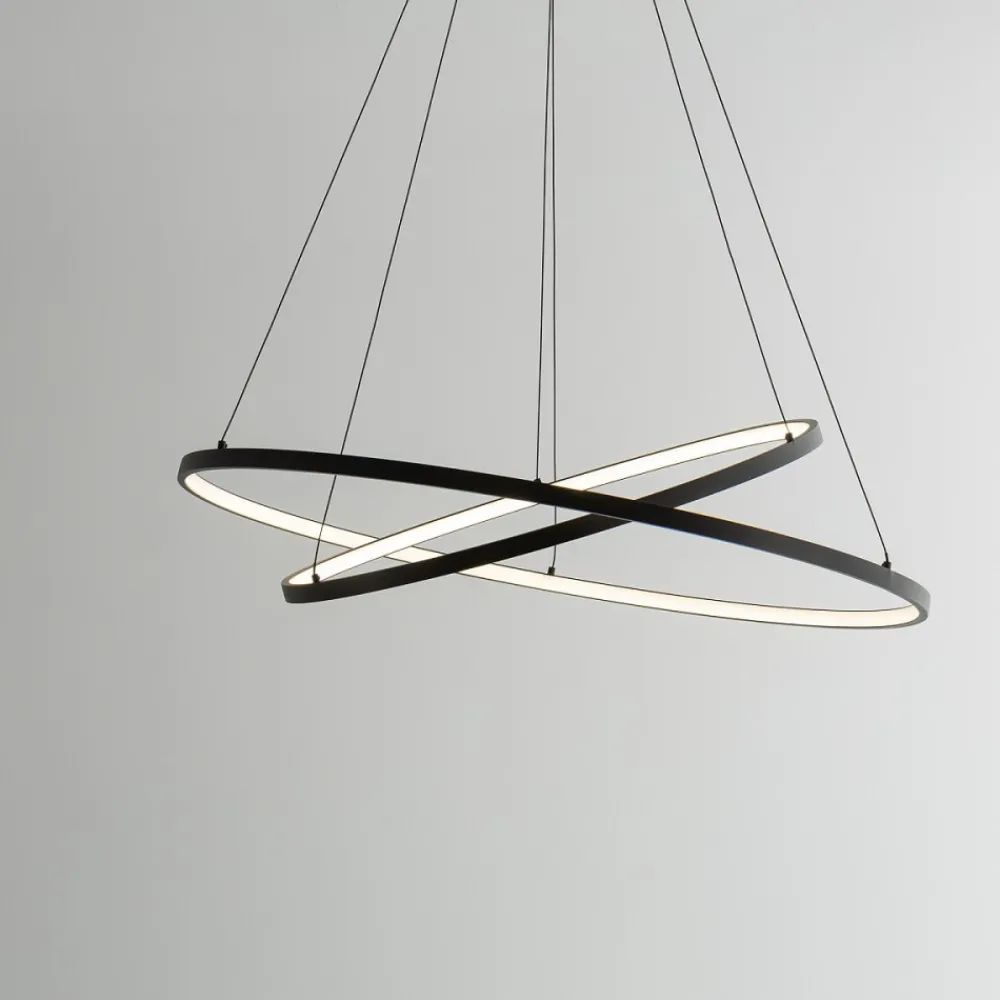 Lampa Wisząca CIRCOLO Czarny 35W LED 3000K 60,45cm * Nowodvorski