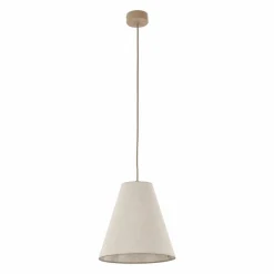 Lampa wisząca CONEA sabia beżowa 1xE27 * TK Lighting Sale
