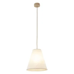 Lampa wisząca CONEA sabia beżowa 1xE27 * TK Lighting Sale