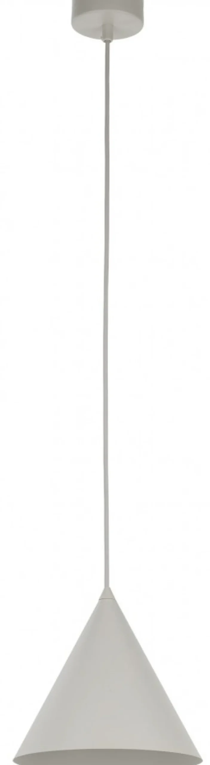 Lampa Wisząca CONO Beżowy Metalowy Klosz 1xE27 19cm * TK Lighting