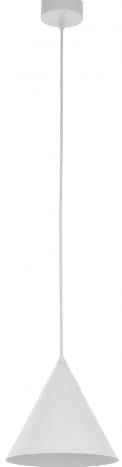 Lampa Wisząca CONO Biały Metalowy Klosz 1xE27 19cm * TK Lighting Clearance