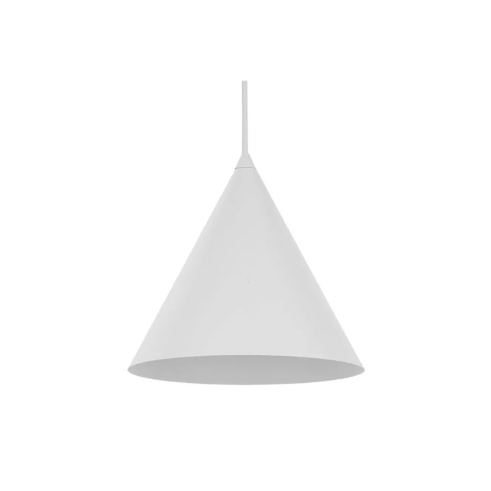 Lampa Wisząca CONO Biały Metalowy Klosz 1xE27 19cm * TK Lighting Clearance