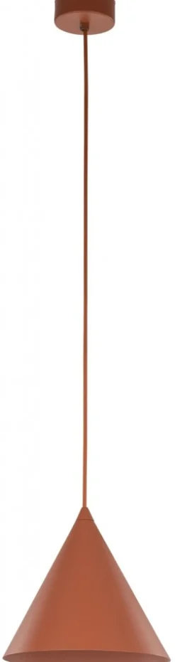 Lampa Wisząca CONO Brick Metalowy Klosz 1xE27 19cm * TK Lighting Sale