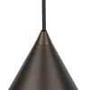 Lampa Wisząca CONO Brązowy Metalowy Klosz 1xE27 32cm * TK Lighting Hot