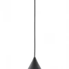 Lampa Wisząca CONO Czarny Metalowy Klosz 1xE27 32cm * TK Lighting Best