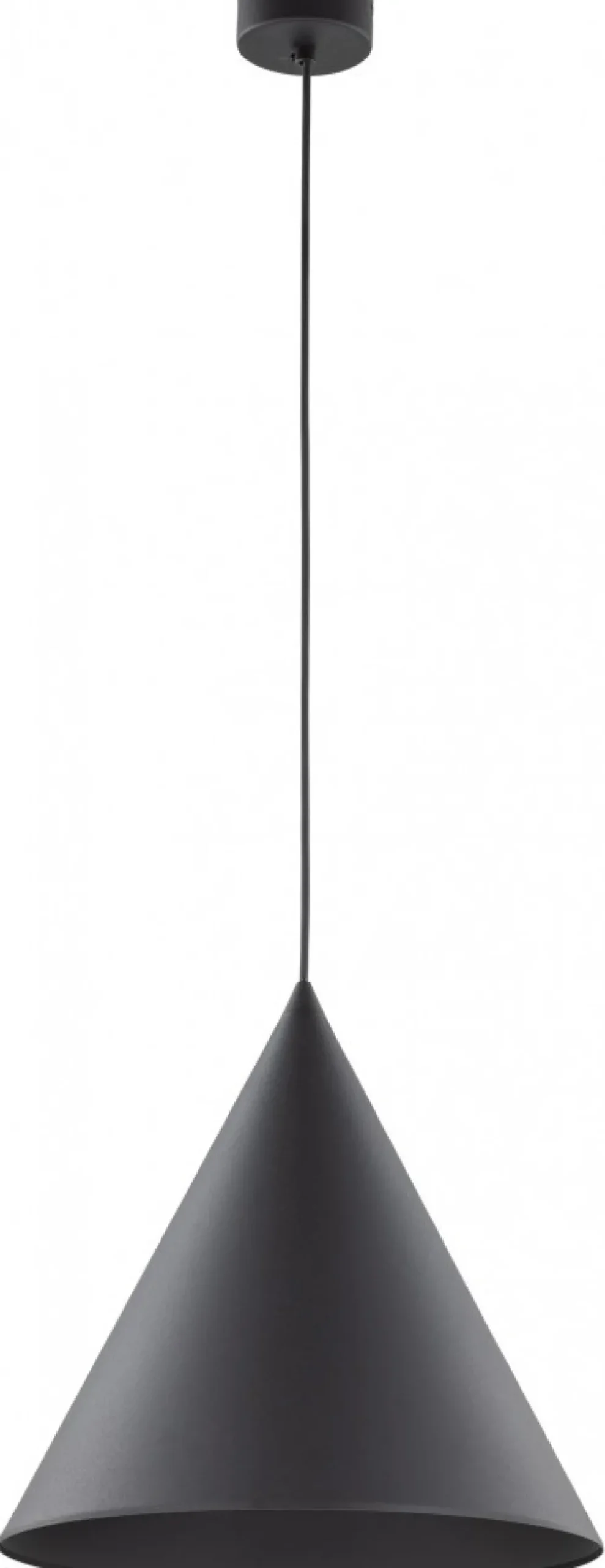 Lampa Wisząca CONO Czarny Metalowy Klosz 1xE27 32cm * TK Lighting Best