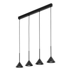 Lampa wisząca CONO MINI czarna 4xGU10 * TK Lighting Discount