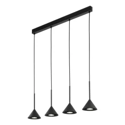 Lampa wisząca CONO MINI czarna 4xGU10 * TK Lighting Discount