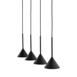 Lampa wisząca CONO MINI czarna 4xGU10 * TK Lighting Discount