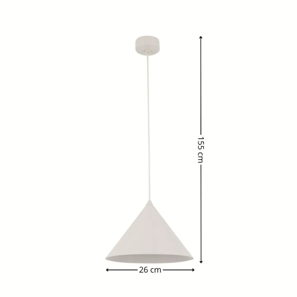 Lampa wisząca CONO M kaszmirowa 1xE27 * TK Lighting Clearance