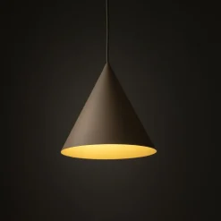 Lampa wisząca CONO M sabia beżowa 1xE27 * TK Lighting Best