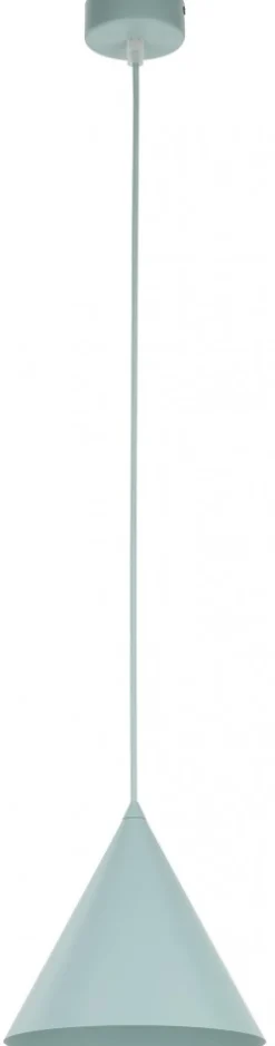 Lampa Wisząca CONO Niebieski Metalowy Klosz 1xE27 19cm * TK Lighting Sale