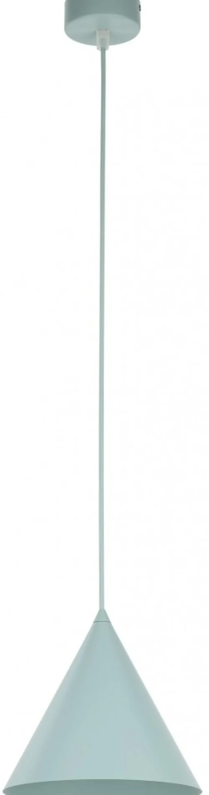 Lampa Wisząca CONO Niebieski Metalowy Klosz 1xE27 19cm * TK Lighting Sale