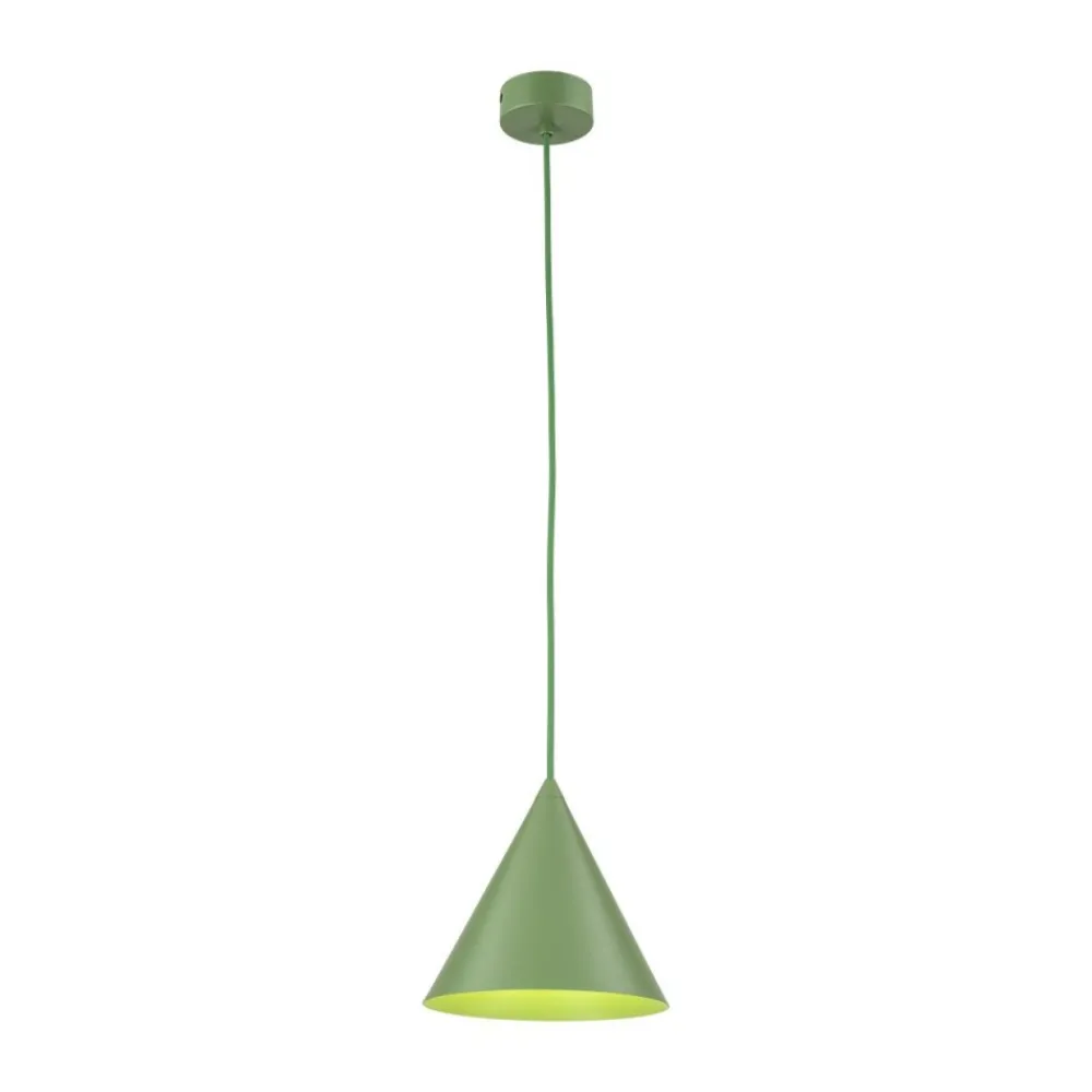 Lampa wisząca CONO S zielona 1xE27 * TK Lighting Discount