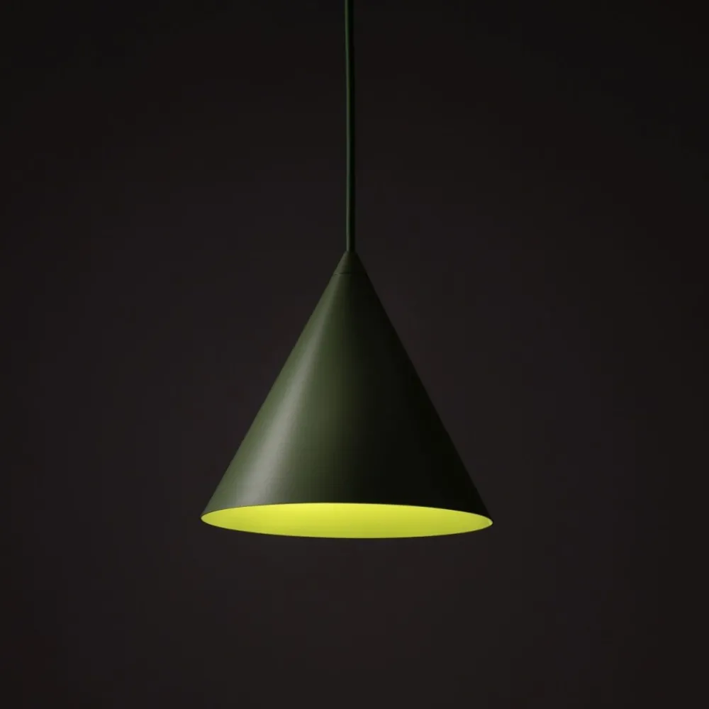 Lampa wisząca CONO S zielona 1xE27 * TK Lighting Discount