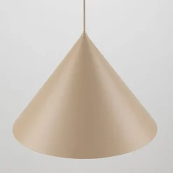 Lampa wisząca CONO XL sabia beżowa 1xE27 * TK Lighting Outlet