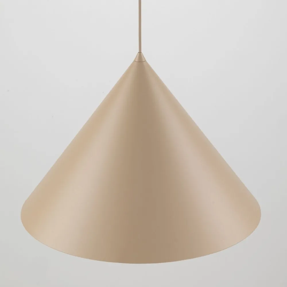 Lampa wisząca CONO XL sabia beżowa 1xE27 * TK Lighting Outlet