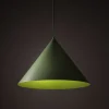 Lampa wisząca CONO XL zielona 1xE27 * TK Lighting New