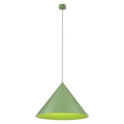 Lampa wisząca CONO XL zielona 1xE27 * TK Lighting New