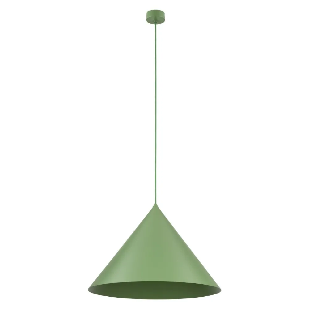 Lampa wisząca CONO XL zielona 1xE27 * TK Lighting New