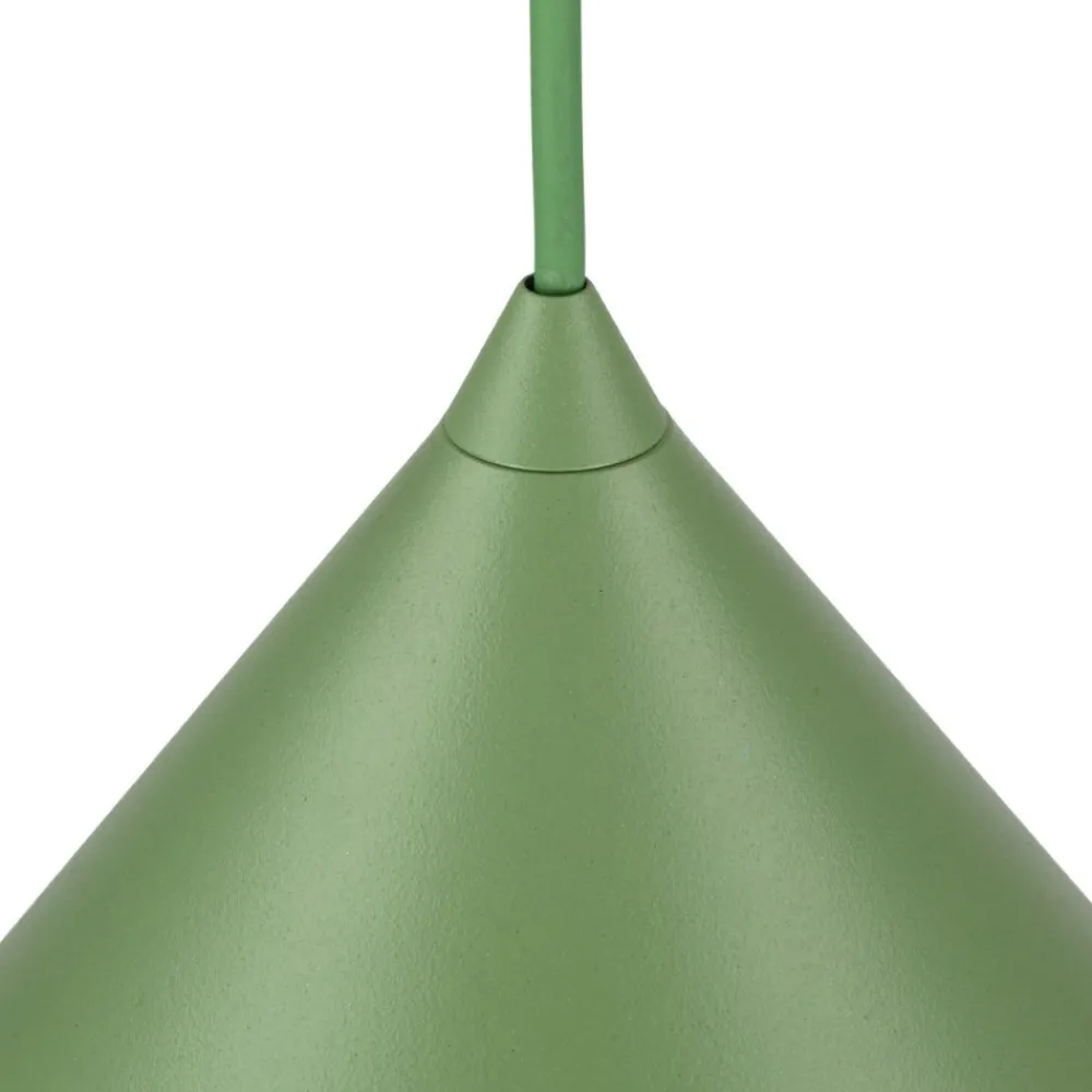 Lampa wisząca CONO XL zielona 1xE27 * TK Lighting New