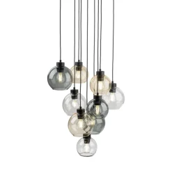 Lampa wisząca CUBUS czarna 9xE27 * TK Lighting