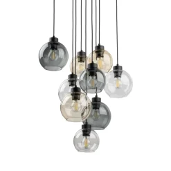 Lampa wisząca CUBUS czarna 9xE27 * TK Lighting