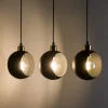 Lampa Wisząca CYKLOP Czarny Złoty 3xE27 * TK Lighting