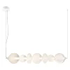 Lampa wisząca DAPHNE Biała Szklana 40W LED 3000K 118cm * Eko-light New