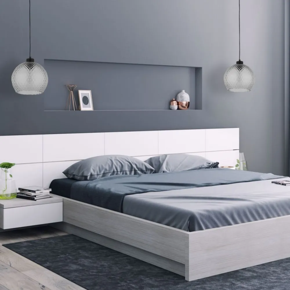 Lampa wisząca DEVON czarna klosz grafit 1xE27 25 cm * TK Lighting Discount