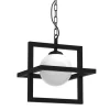 Lampa Wisząca DIEGO Czarny Szklany Klosz 1xE14 * Eko-light Outlet