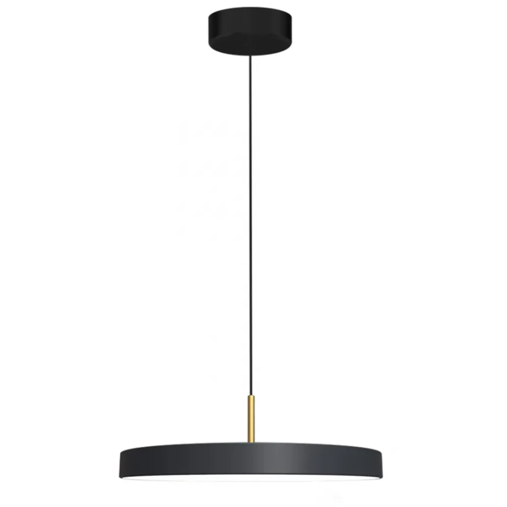Lampa wisząca DISC Czarna 38W LED 4000K 45cm * Eko-light