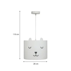 Lampa wisząca dla dzieci Toxey biała * Atmosphera Sale