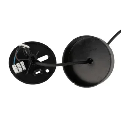 Lampa wisząca EARTH czarna abażur grafitowy 3xE27 * TK Lighting New