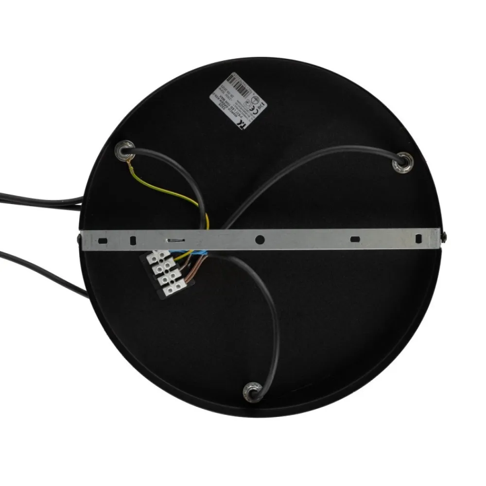 Lampa wisząca EARTH czarna abażur grafitowy 3xE27 * TK Lighting New