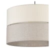 Lampa Wisząca ECO Szary Beżowy Abażur 3xE27 50cm * TK Lighting Online